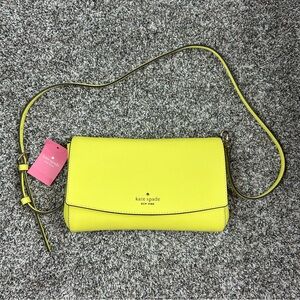 Kate Spade Yellow Crossbody Bag and Wallet